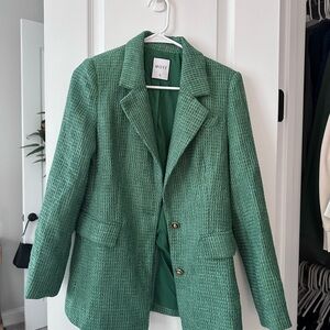 MOTF Women's Green Blazer Jacket